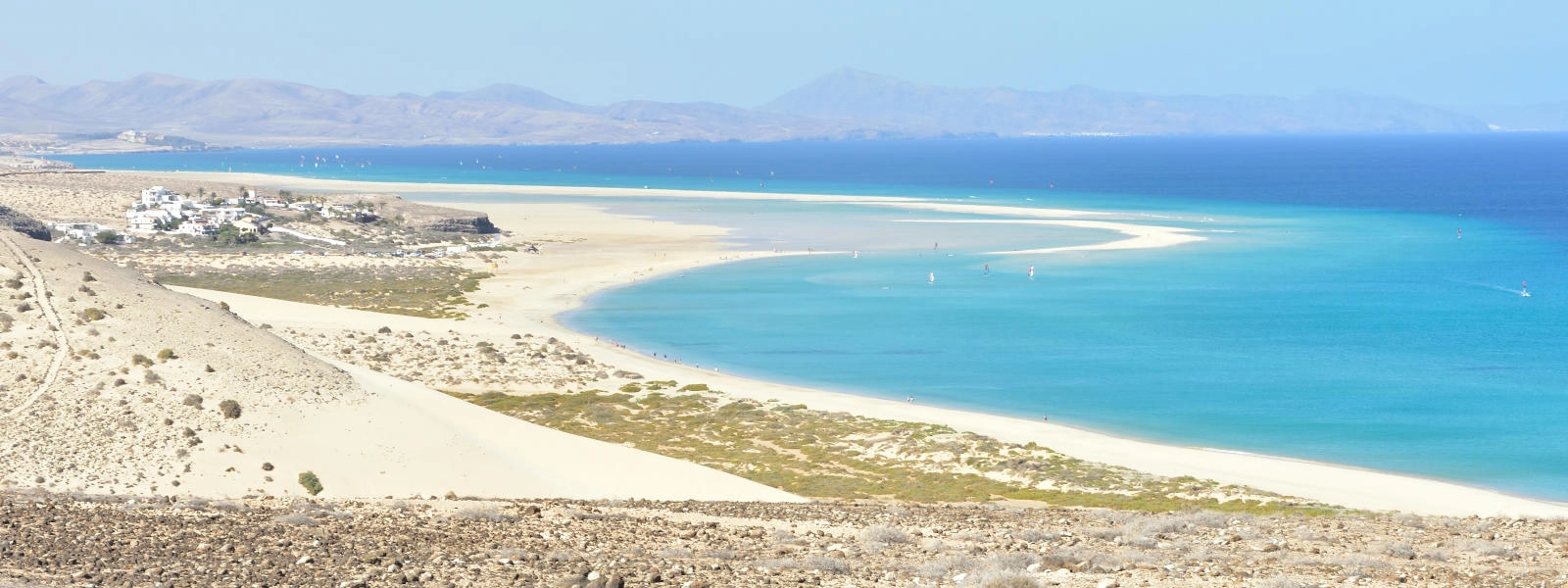 Playa de Sotavento - weiter Strand auf Fuerteventura